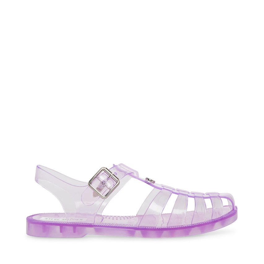 Purple Steve Madden Bryn Women\'s Flat Sandals | PH 3581GVQ